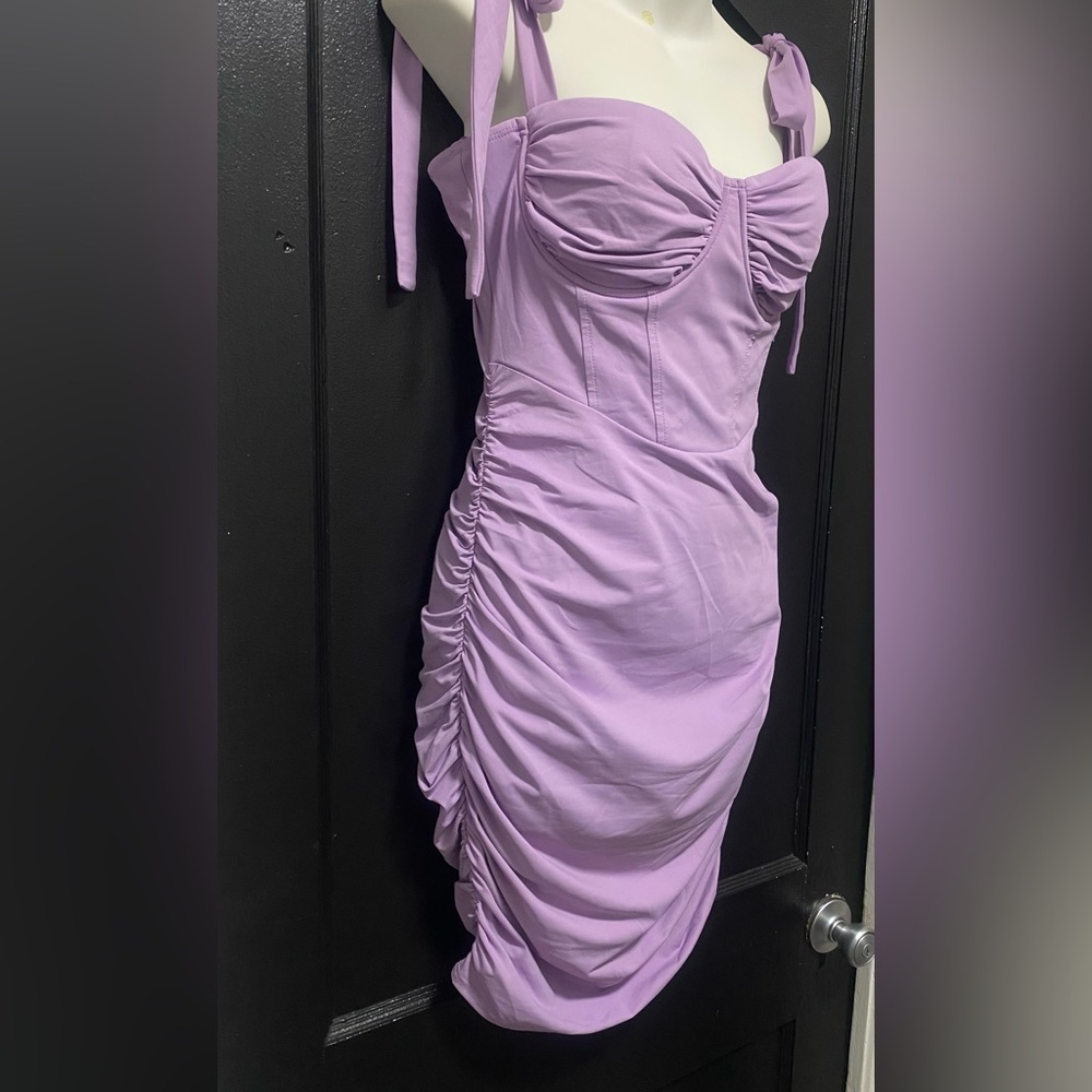 NWT Windsor Lavender Mini Dress - Picture 5 of 6